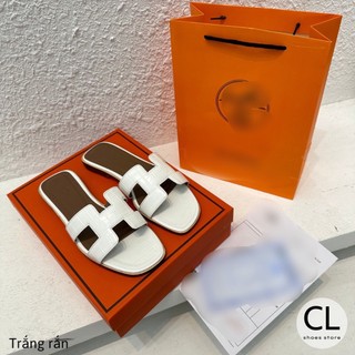 Dép lê HM chất da rắn cao cấp - 4 màu sành điệu