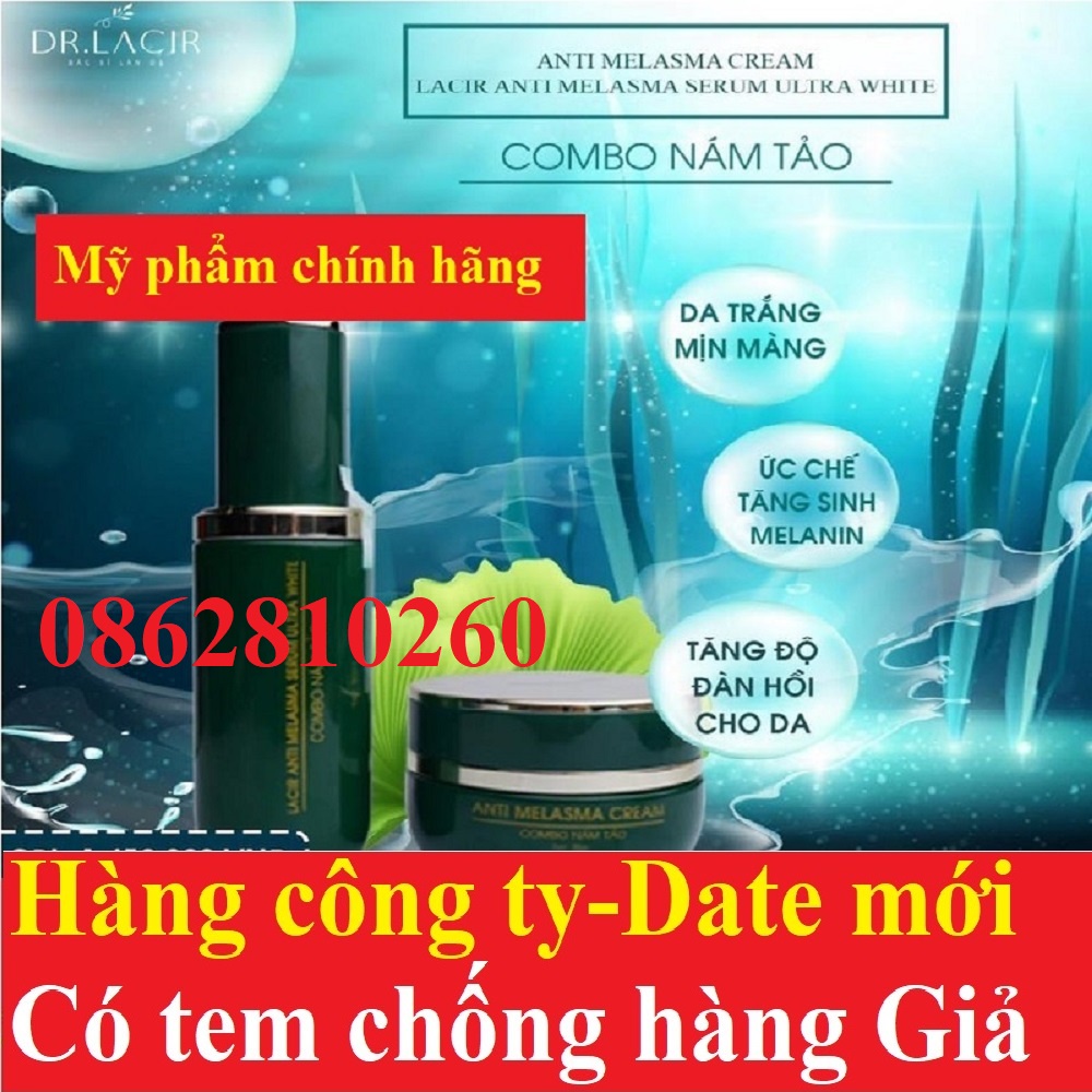 Serum nám tảo dr lacir  mờ thâm mờ nếp nhăn la'luxxy anti melasma serum ultra white chính hãng drlacir