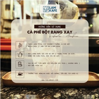 Cà phê bột rang xay Arabica & Robusta Lam Kafe.
