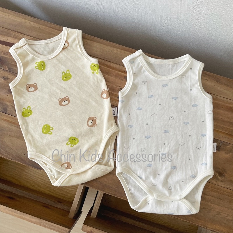 Body ba lỗ cho bé trai vải cotton mềm mại