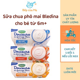 Sữa chua Bledina phô mai của Pháp thơm ngon bổ dưỡng cho bé ăn dặm từ 6 tháng Shop Bếp Của Mẹ