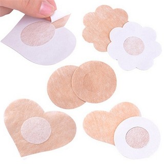 10 Miếng dán che ngực hình tròn/trái tim xinh xắn