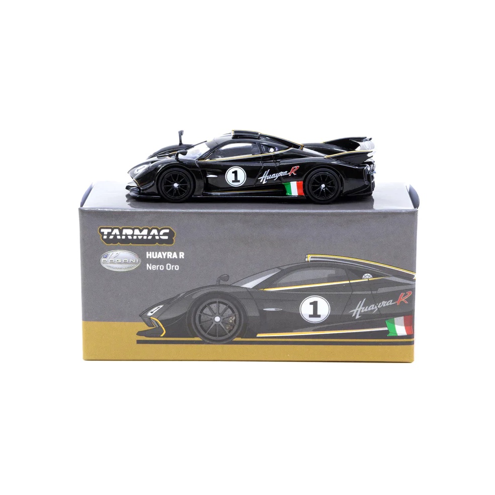 MÔ HÌNH XE 1/64 Pagani Huayra R - Nero Oro