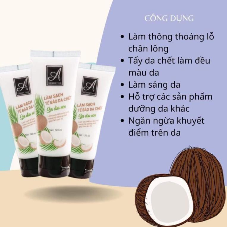 Tẩy Da Chết Sợi Dừa Non Acosmetics