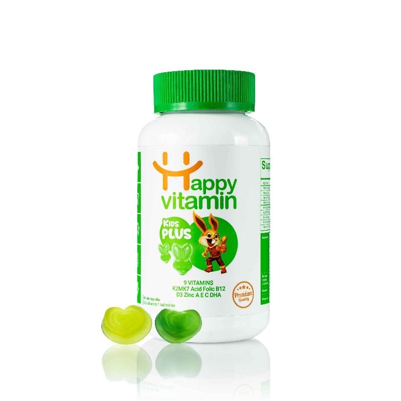 Kẹo Dẻo Happy Vitamin - Bổ sung vitamin & khoáng chất cho bé