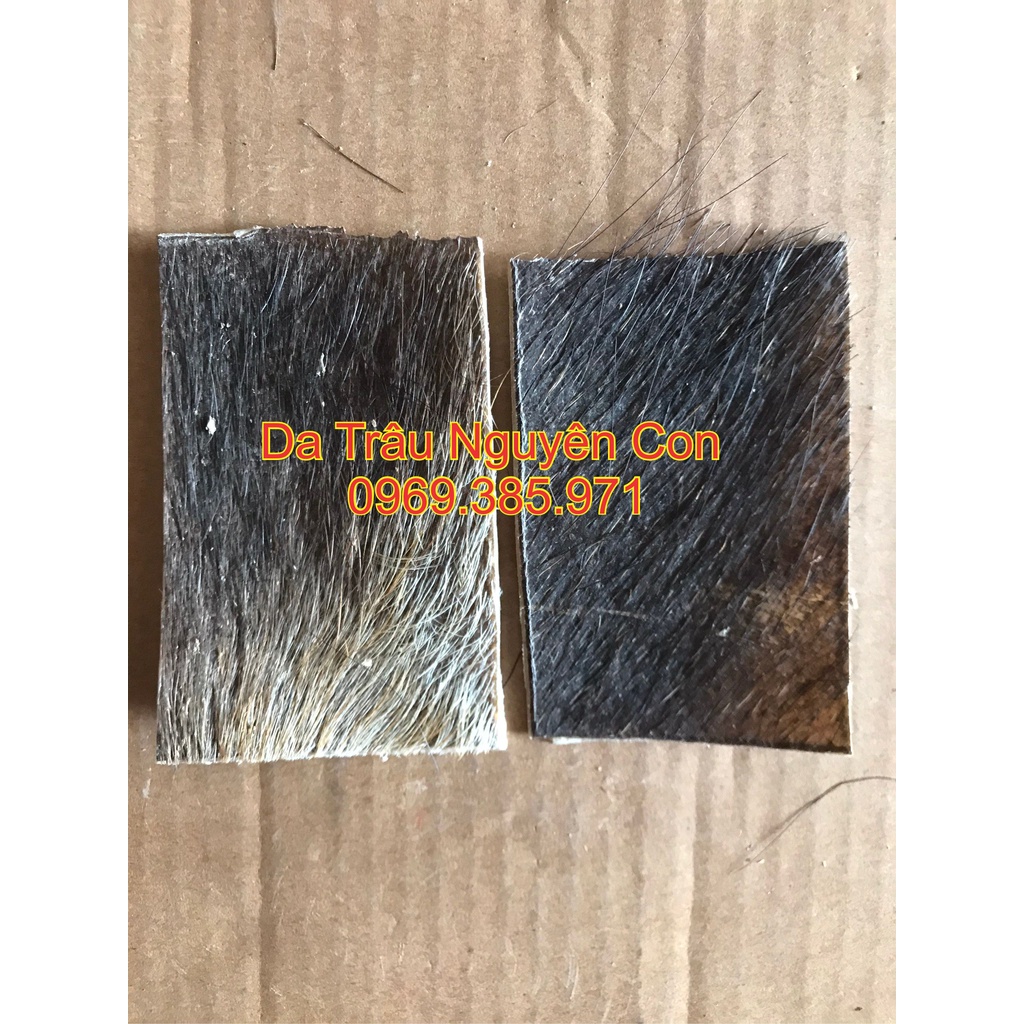 Da trâu khô Da trâu thật