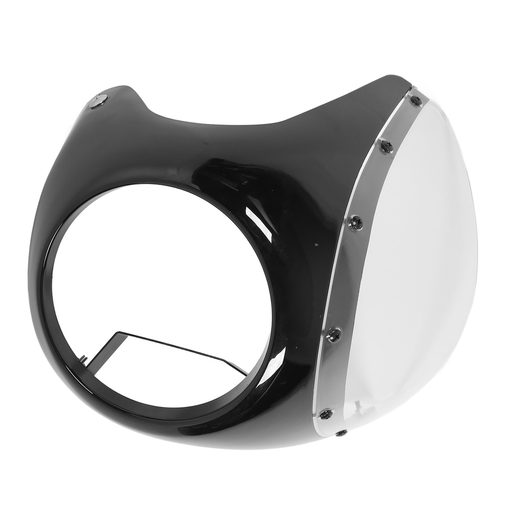 Motorlife Đèn pha xe máy phía trước 7in Fairing Bề mặt nhẵn Chống lão hóa mài mòn Phù hợp cho tròn Xe