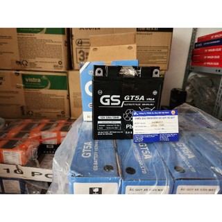 Bình ác quy khô gs gt5a cho xe dream, sirius ...