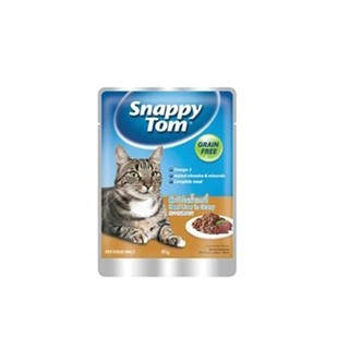 Pate - Thức ăn cho mèo Snappy Tom Grain free 85gr