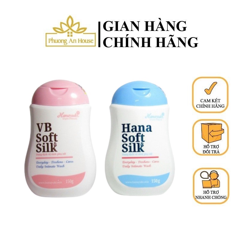 Dung dịch vệ sinh phụ nữ Hanayuki VB Soft Silk