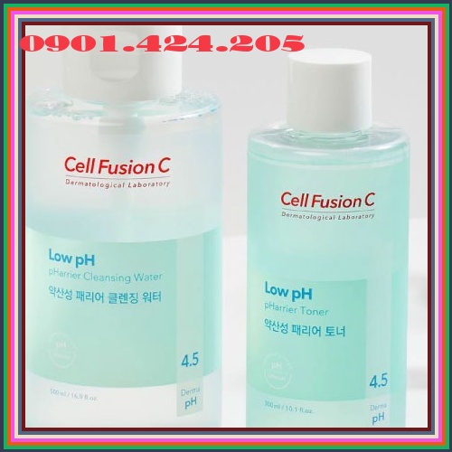 Cell Fusion C Expert – Nước cân bằng PH thấp, tăng cường hàng rào bảo vệ da- Low pH pHarrier Toner