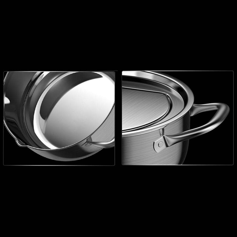 Nồi chiên nhúng đa năng bằng inox KACHEEG cao cấp