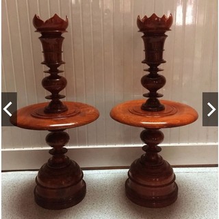 Chân đèn gỗ Hương 60cm