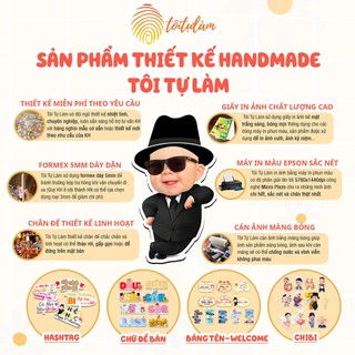 Combo Chibi trang trí sinh nhật cho bé - Tôi Tự Làm