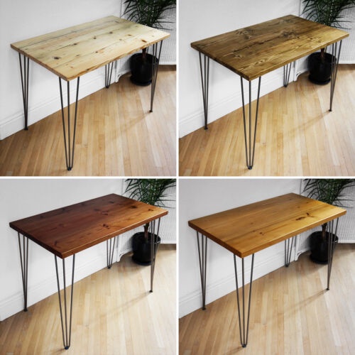 Bàn làm việc gỗ thông chân sắt Vintage - bàn làm việc gỗ tự nhiên 100% gỗ thông 1m4  - Nhỏ Decor