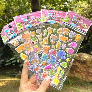 Tấm sticker nổi 3d nhiều mẫu dễ thương cute TY0363