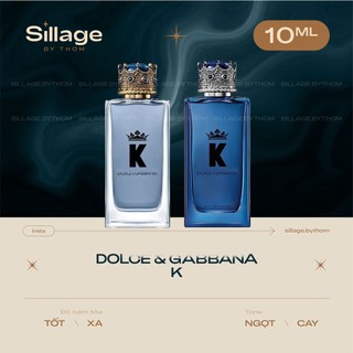 D /& /g k king for men edt edp | mẫu thử nước hoa nam