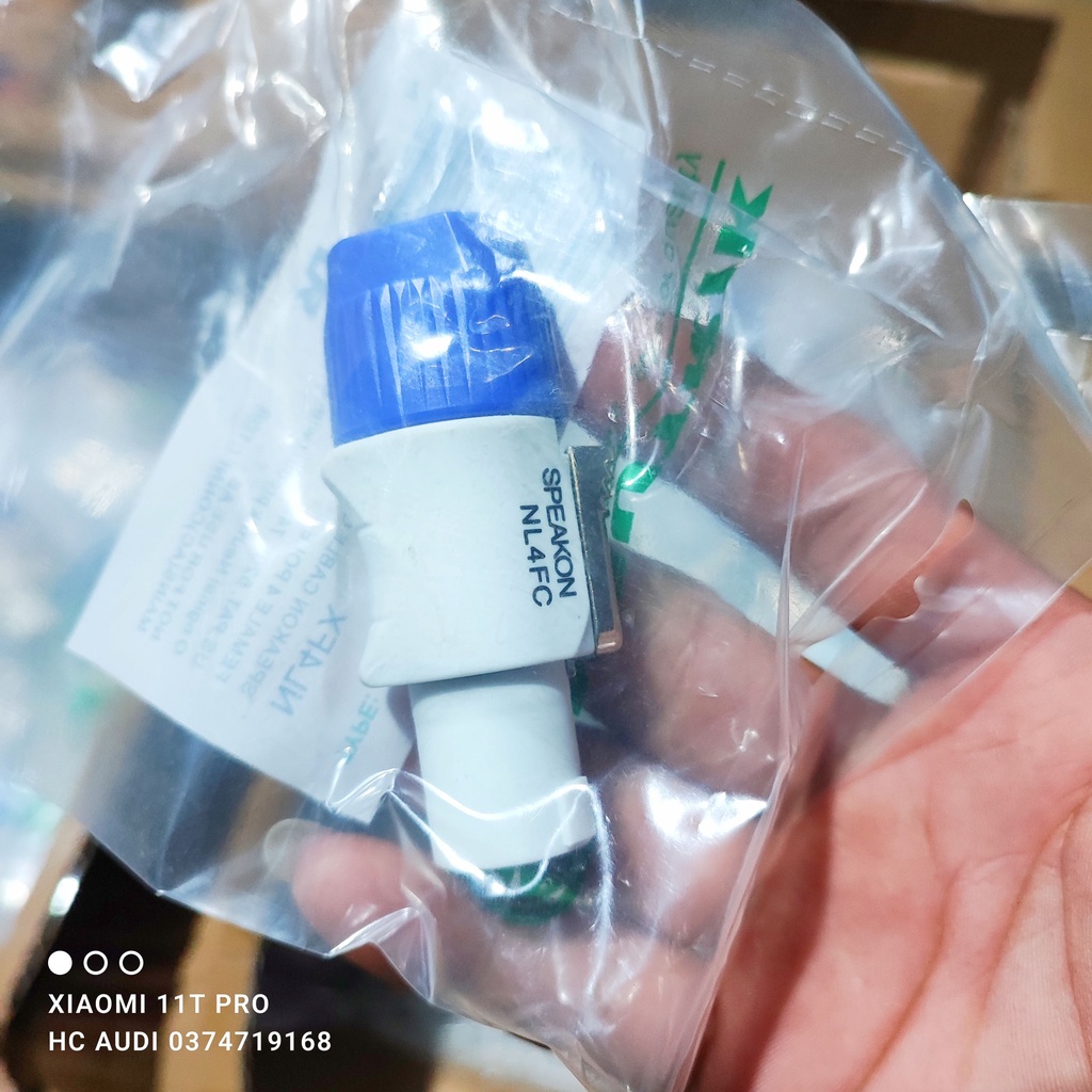 Giắc loa full SPEAKON NL4FC - giắc NEUTRIK loa chuyên nghiệp cao cấp