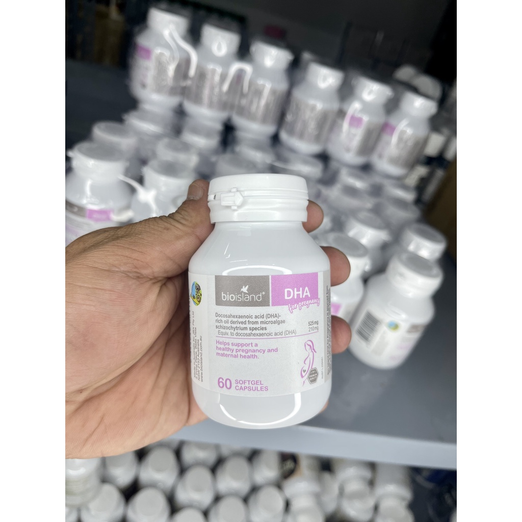 Viên uống bổ sung vitamin cho bà bầu Bio Island DHA 60 viên - nguyenphuongchau