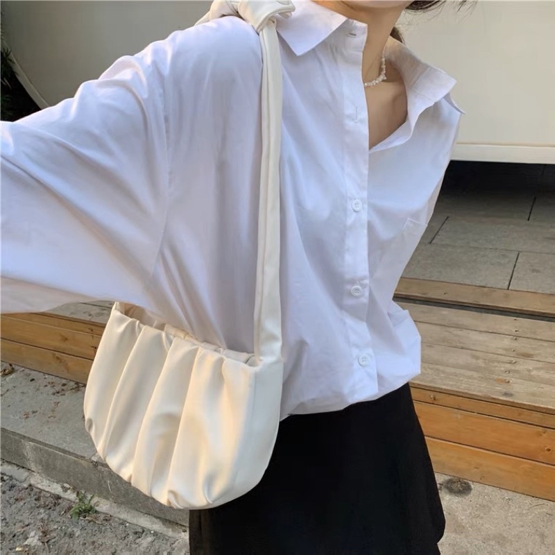 A1013- Túi xách trắng công sở