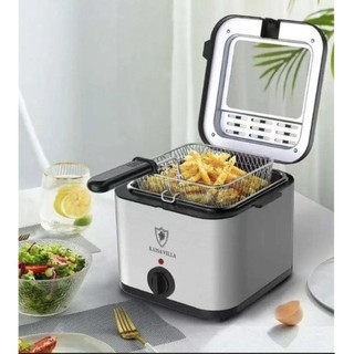 Nồi Chiên Ngập Dầu Kaisa Villa Cao Cấp, 2.5L BH 12 Tháng, Bếp Chiên Nhúng Điện Đa Năng Tiện Lợi