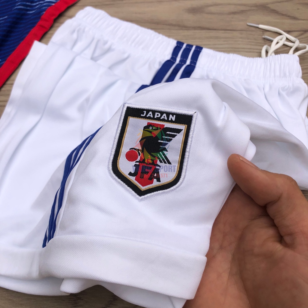 Bộ Quần Áo Bóng Đá Đội Tuyển Nhật Bản 2023 Màu Xanh Vải Thái Có In Tên Số Theo Yêu Cầu