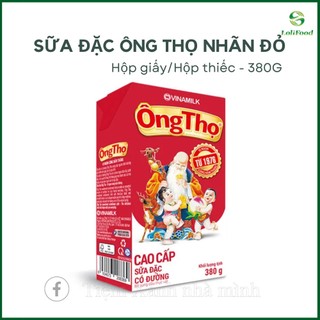 SỮA ĐẶC CÓ ĐƯỜNG ÔNG THỌ ĐỎ VINAMILK - HỘP THIẾC/ HỘP GIẤY 380G - Tiệm Xanh nhà mình