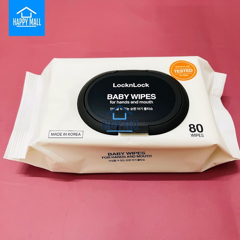 Khăn giấy ướt Lock&Lock Baby Wipes ETM245 ETM248 ETM249 10, 20 và 80 tờ