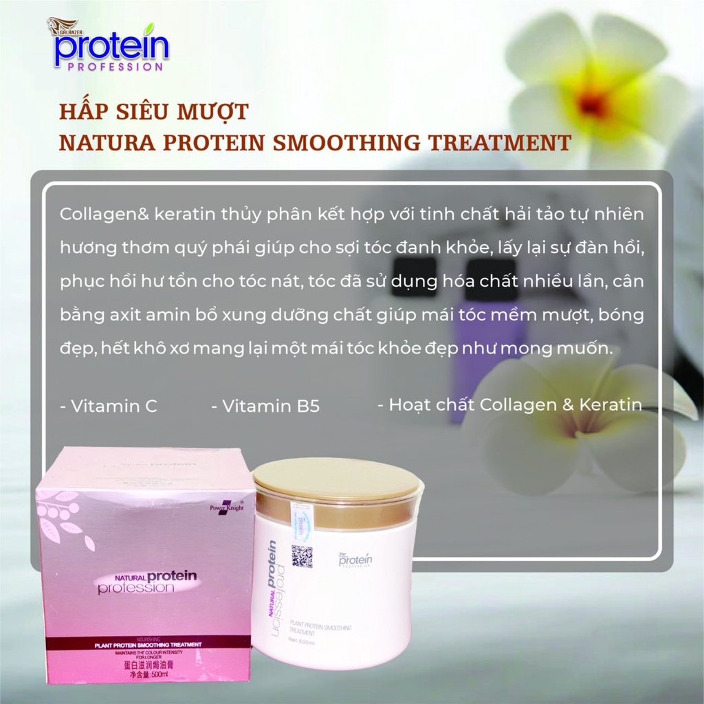 Hấp phục hồi siêu mượt thảo dược Protein
