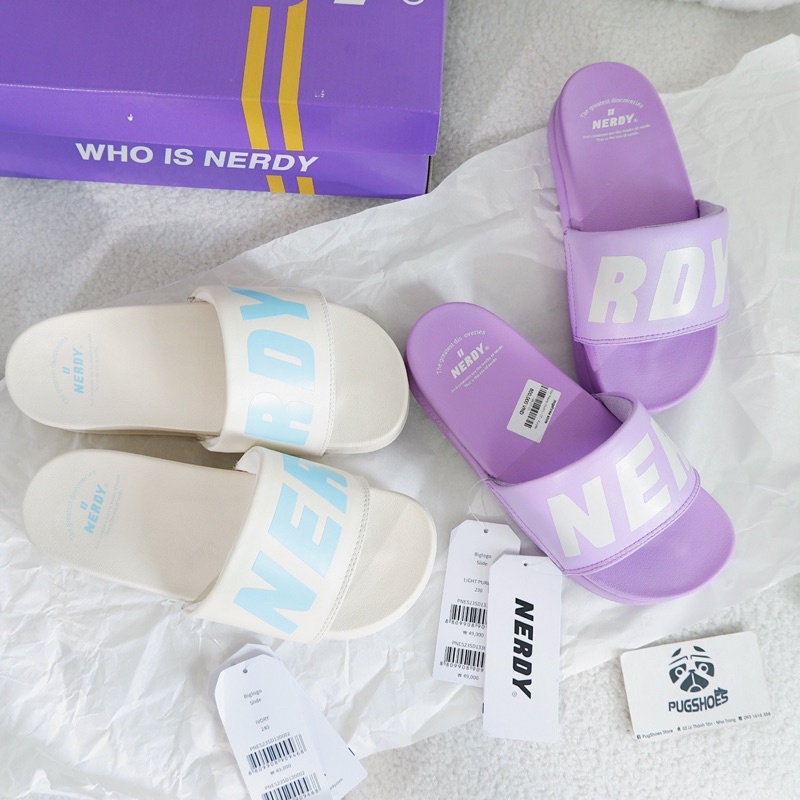 [Chính hãng] [Ảnh thật] Dép Nerdy (Auth) chỉ có tại  PUGSHOES STORE
