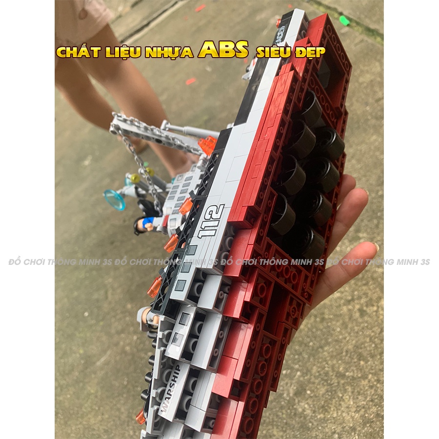 Đồ chơi lắp ráp mô hình, đồ chơi bé trai từ 6 tuổi: mô hình lắp ráp tàu chiến, mô hình lắp ráp tàu sân bay