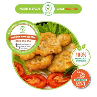 [HỎA TỐC] Chả Mực Giã Tay Hạ Long VITOT Nguyên Chất Còn Nguyên Miếng Mực Ăn Giòn Sần Sật Được Làm Từ Mực Tươi Ngon