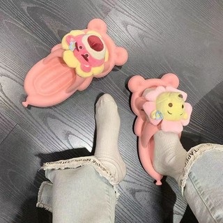Dép gấu dâu Dép đế dày