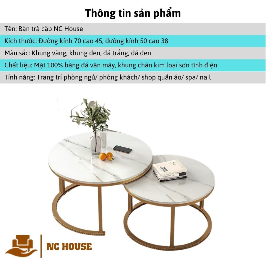 Đơn tỉnh ib shop - Bàn trà NC House mặt đá vân mây, khung sắt nan đơn thép sơn tĩnh điện cao cấp, sang trọng | BigBuy360 - bigbuy360.vn