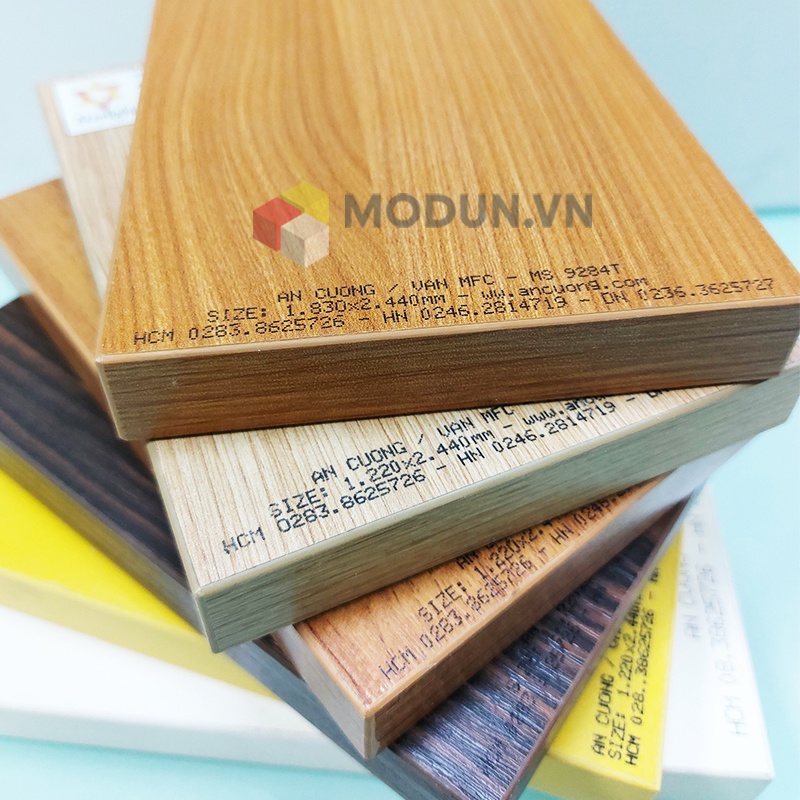 Tấm ván lẻ kích thước lớn MODUN.VN mvlm1001- gỗ mdf 17mm, không cong vênh nhiều kích thước đã dán cạnh