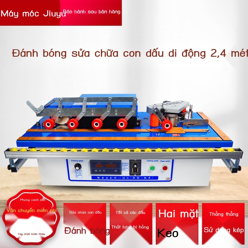 Miễn phí vận chuyển toàn quốc máy dán cạnh chế biến gỗ đường thẳng cong và cắt tỉa tất cả trong một trang trí nhà cửa hì