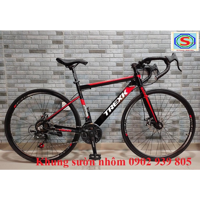 XE ĐẠP 700C TREXK TAY CONG KHUNG SƯỜN NHÔM liên hệ shop chọn màu ạ!