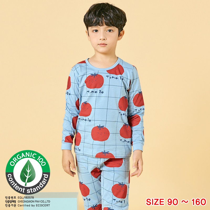 Đồ bộ tay dài quần áo thun cotton mịn mặc nhà mùa hè cho bé gái  và bé trai Unifriend Hàn Quốc U2023-15