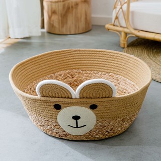 Ổ nệm bằng mây cho chó mèo
