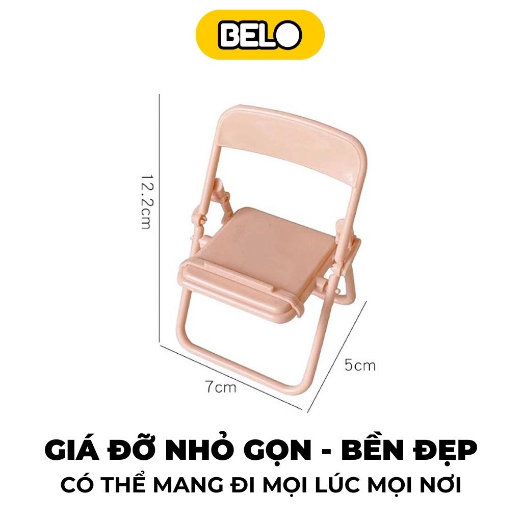 Giá đỡ điện thoại hình chiếc ghế nhiều màu sắc dễ thương – belo