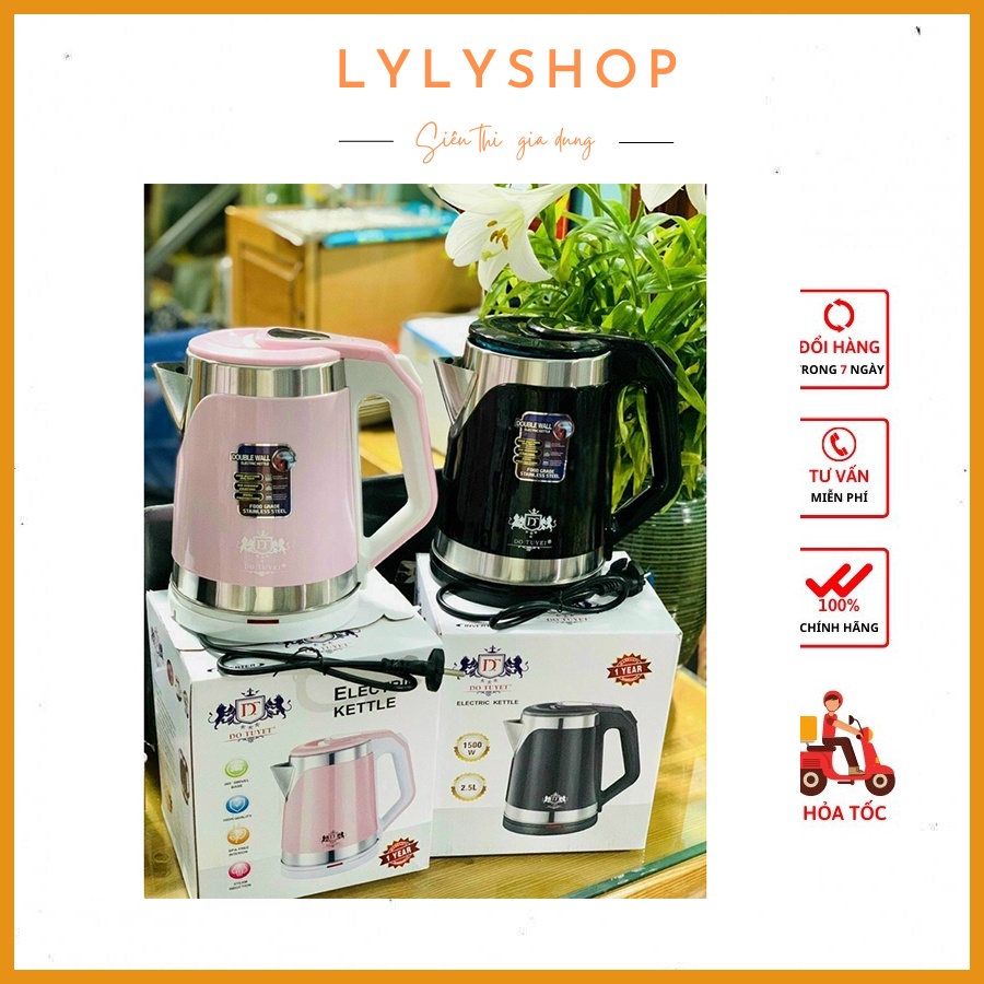 ẤM SIÊU TỐC THÁI LAN CỠ LỚN 2.5L - HÀNG CHÍNH HÃNG, BẢO HÀNH 1 NĂM - Lylyshop