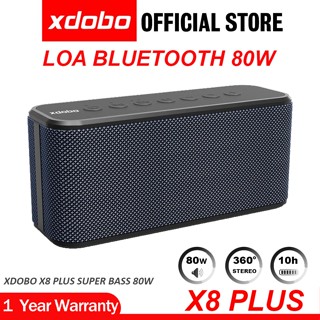  Loa Bluetooth 5.0 Xdobo X8 Plus Công Suất 80W Chống nước IPX5 Hỗ Trợ Thẻ TF AUX Ghép nối 2 loa - Bảo hành 12 tháng 