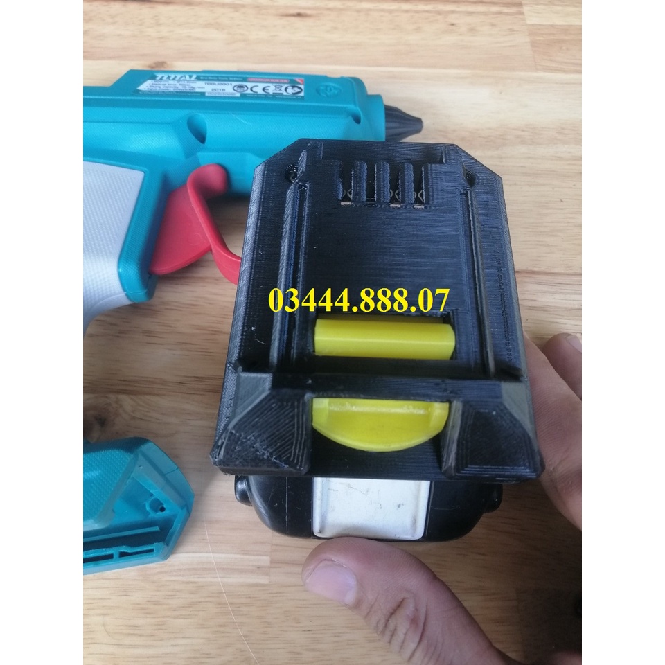 ĐẾ CHUYỂN DÙNG CHO PIN MAKITA SANG MÁY TOTAL INGCO