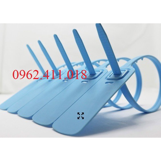 Seal niêm phong nhựa dẹt  30cm /Dây rút niêm phong nhựa 30cm /kẹp chì