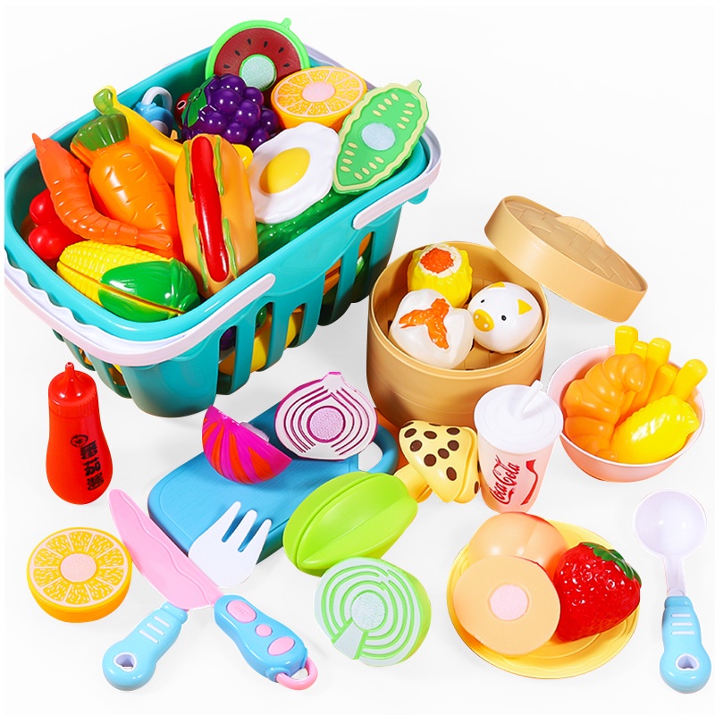 Đồ chơi trái cây, trẻ em đi qua bếp 16 cái đặt món quà