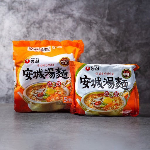 (Lốc 5 gói) Mỳ Trứng Anseongtang Hàn Quốc Gói 120G Nongshim - 안성당면