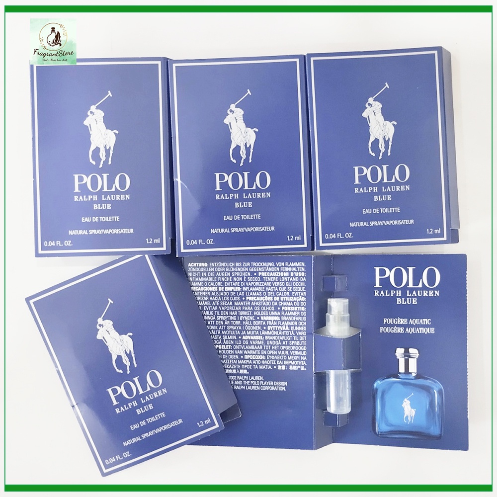 Vial Nước hoa chính hãng Polo Ralph Lauren Blue EDT