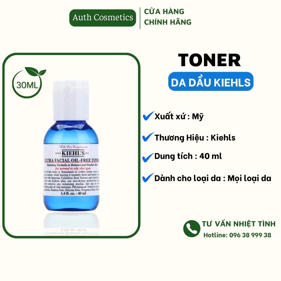 Toner Không Cồn Cho Da Dầu và Da Thường KIEHL’S Ultra Facial Oil-Free Toner 40ml