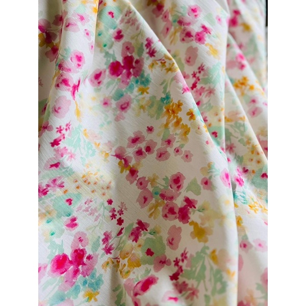 Vải thô hoa cao cấp