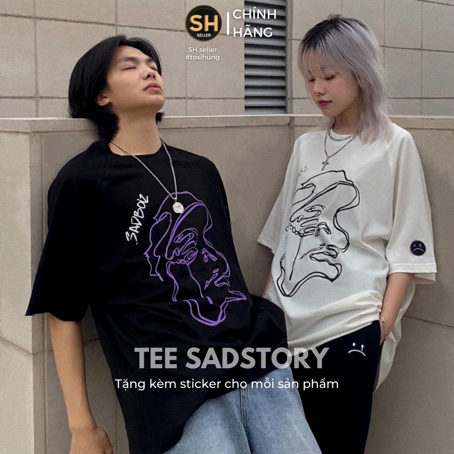 [Sadboiz] Áo thun 𝗧𝗘𝗘 𝗦𝗔𝗗 𝗦𝗧𝗢𝗥𝗬 ®️(Real) - 𝑯𝒂̀𝒏𝒈 𝒄𝒉𝒊́𝒏𝒉 𝒉𝒂̃𝒏𝒈